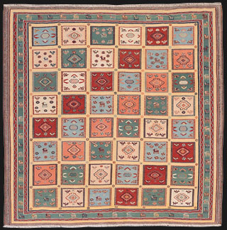 Afschar-Tabii - Persien - Größe 192 x 191 cm