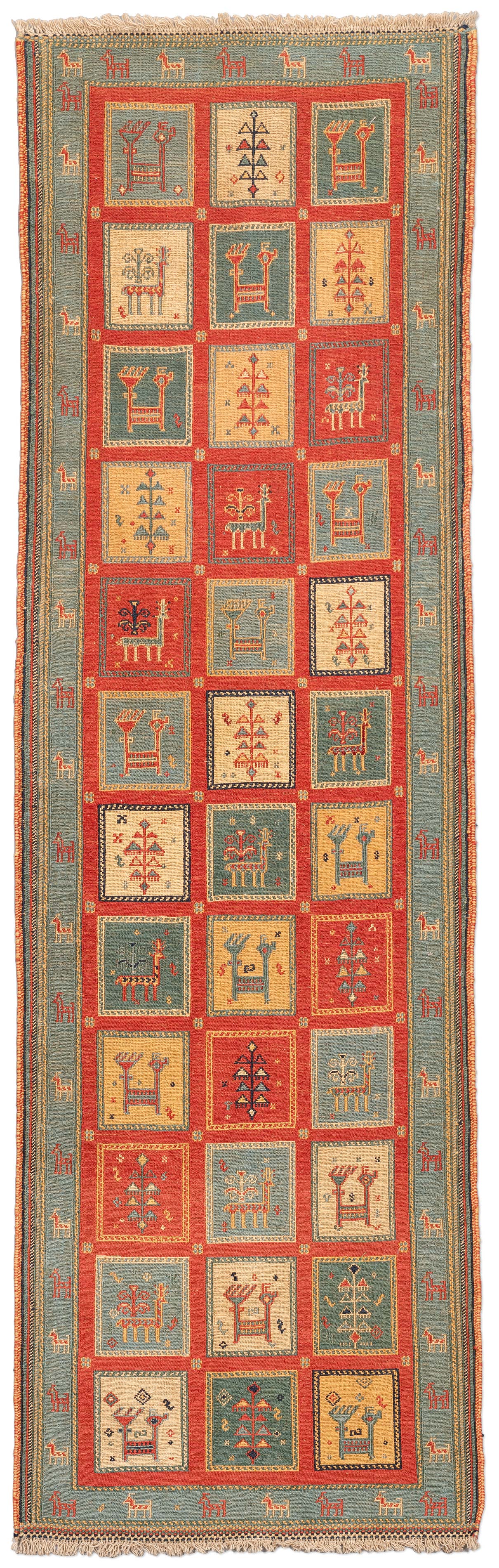 Afschar-Tabii - Persien - Größe 257 x 80 cm