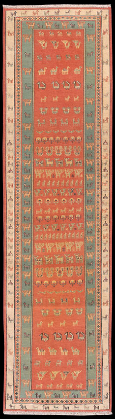 Afschar-Tabii - Persien - Größe 286 x 77 cm