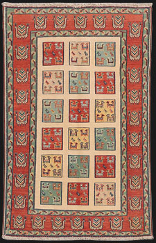 Afschar-Tabii - Persien - Größe 147 x 95 cm