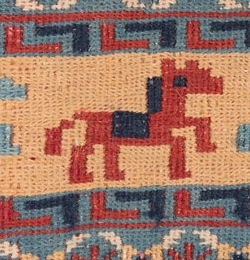 Afschar-Tabii-Kissen - Persien - Größe 45 x 40 cm
