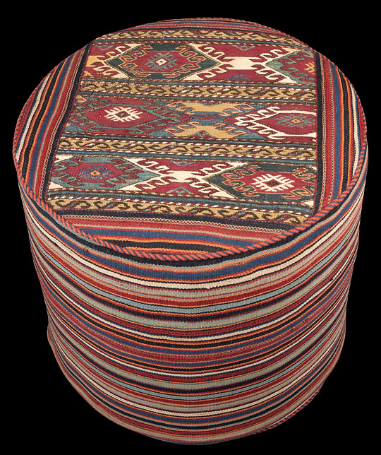 Schahsawan-Hocker - Persien - Größe 47 x 47 cm