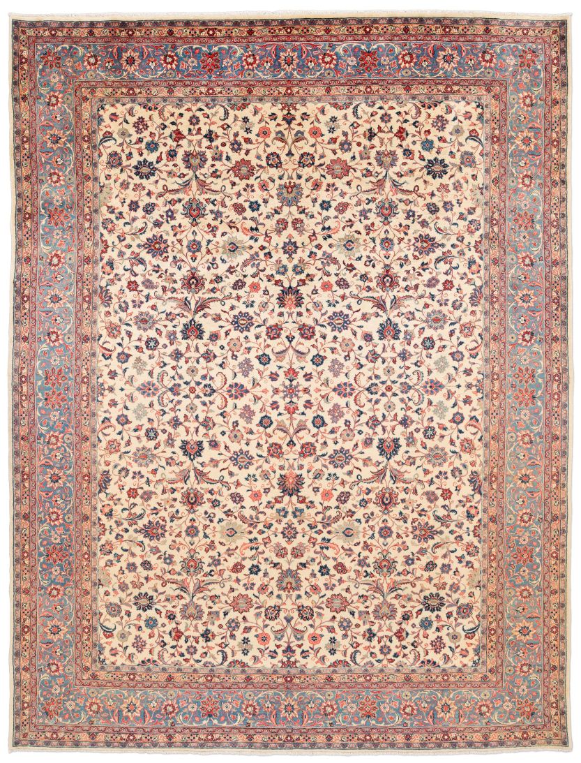 Bild eines Sarough aus Persien in der Göße 396 x 303 cm