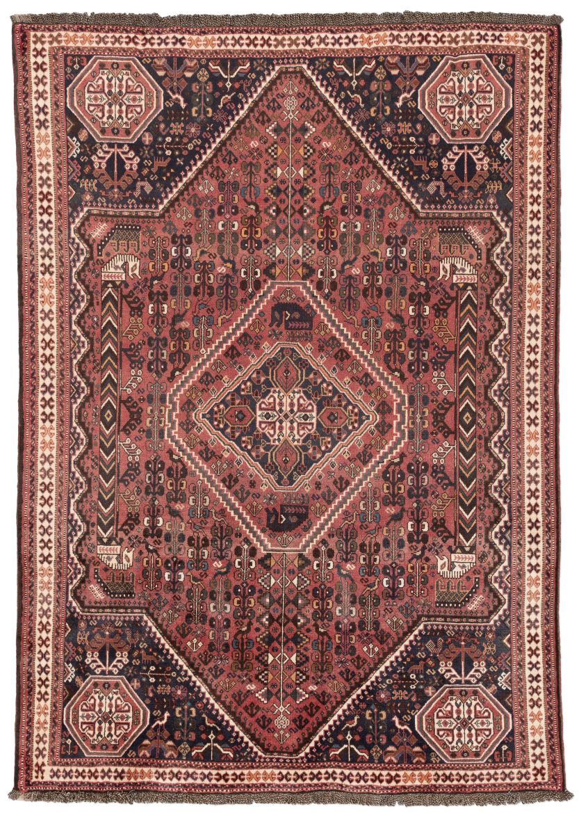 Bild eines Gaschgai aus Persien in der Göße 285 x 199 cm