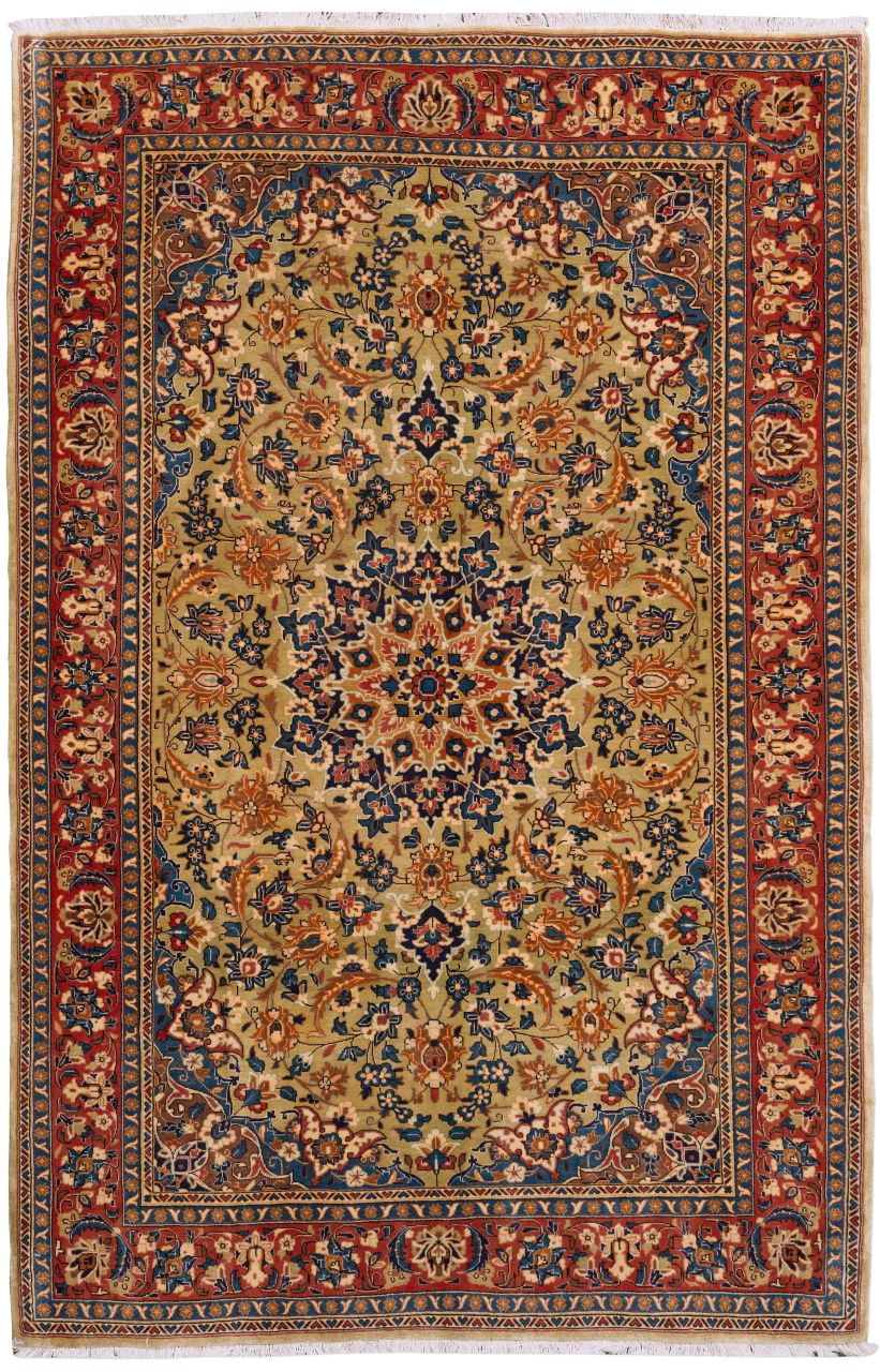 Bild eines Ghiassabad aus Persien in der Göße 198 x 130 cm