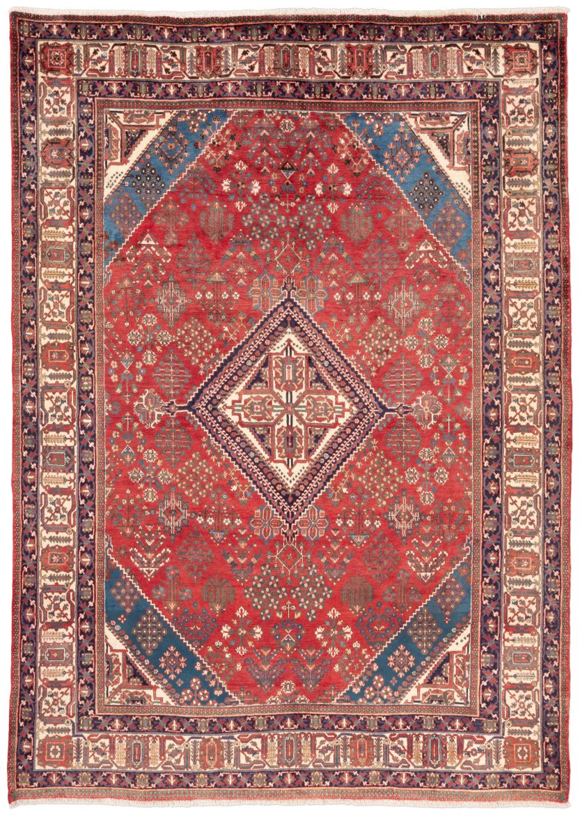 Bild eines Mortschekord aus Persien in der Göße 344 x 246 cm