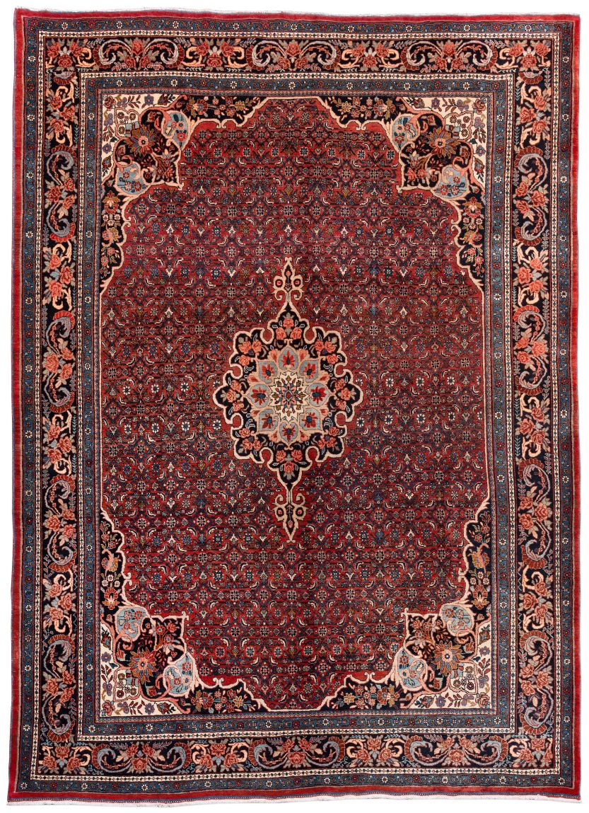 Bild eines Bidjar aus Persien in der Göße 368 x 266 cm