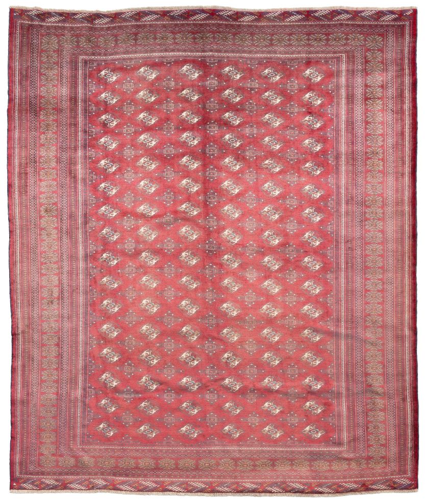 Bild eines Bochara aus Turkmenistan in der Göße 377 x 320 cm