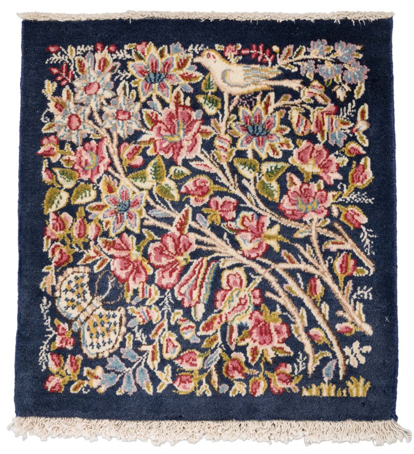 Bild eines Kirman aus Persien in der Göße 56 x 53 cm