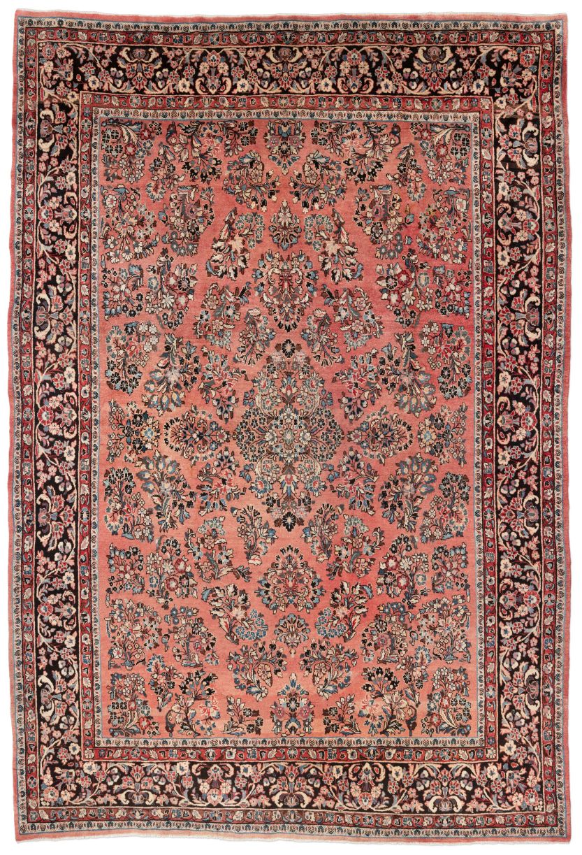 Bild eines Sarough aus Persien in der Göße 396 x 269 cm