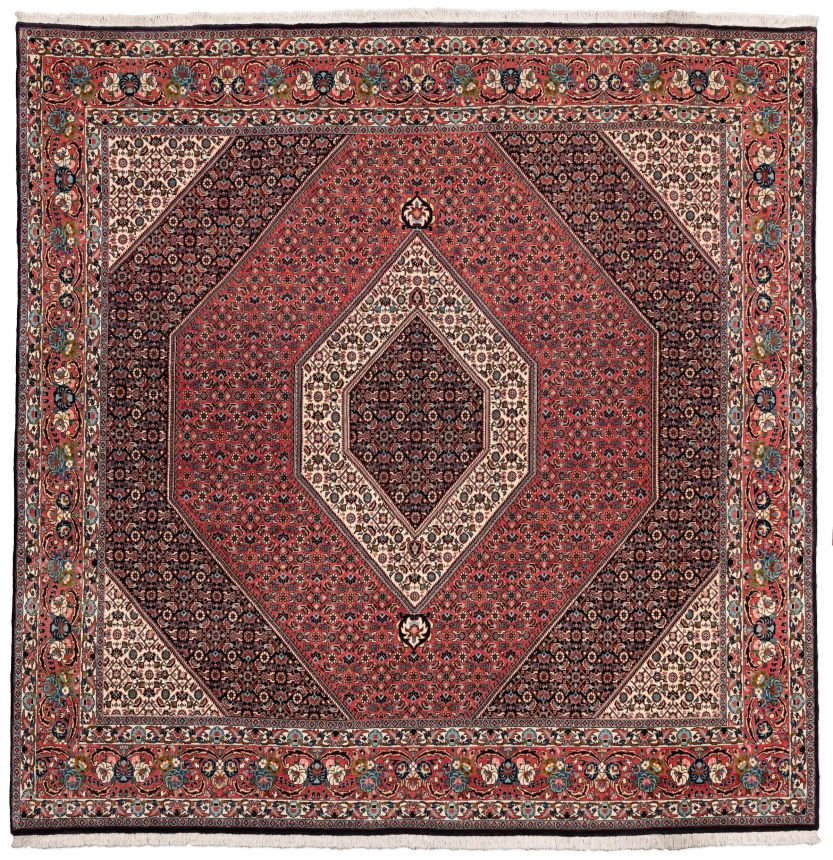 Bild eines Bidjar aus Persien in der Göße 253 x 248 cm