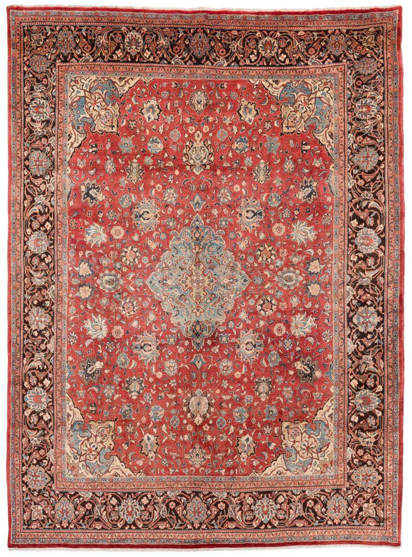 Bild eines Sarough aus Persien in der Göße 371 x 275 cm