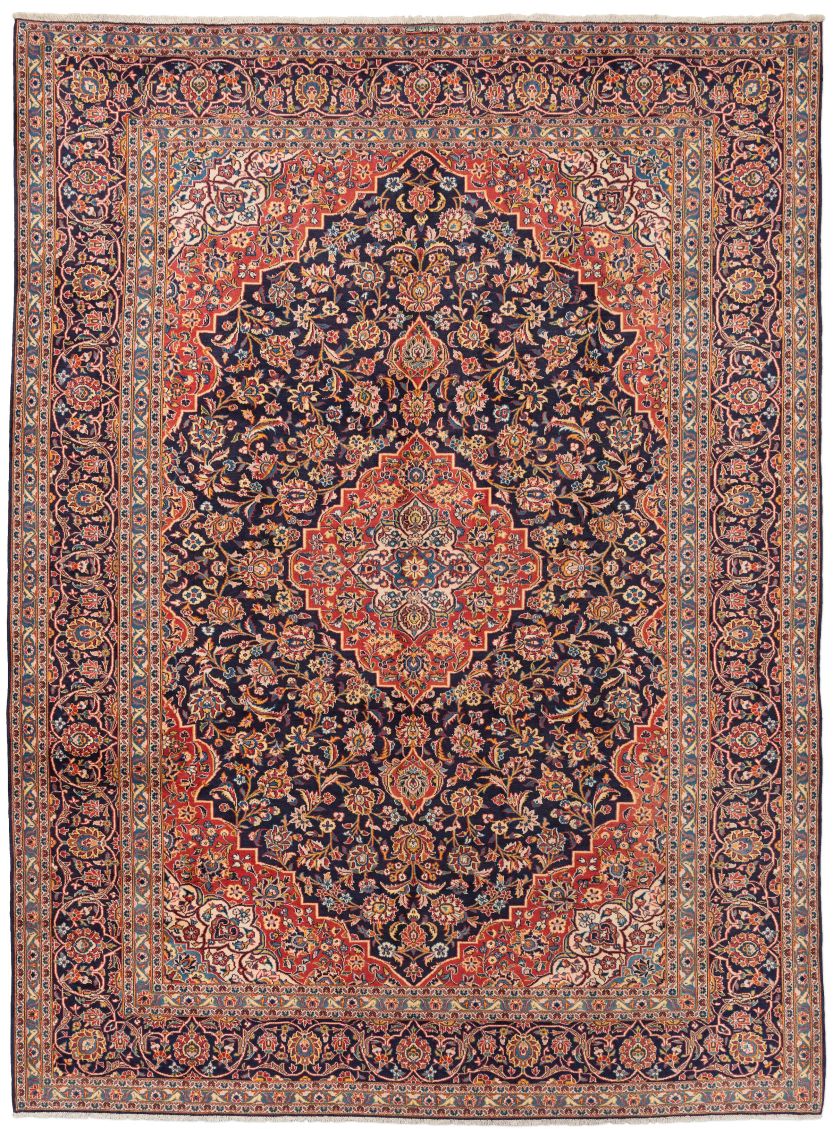 Bild eines Keschan aus Persien in der Göße 393 x 292 cm