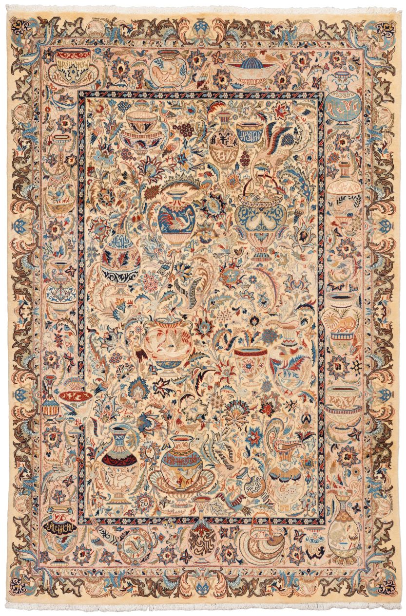 Bild eines Kaschmar aus Persien in der Göße 298 x 198 cm