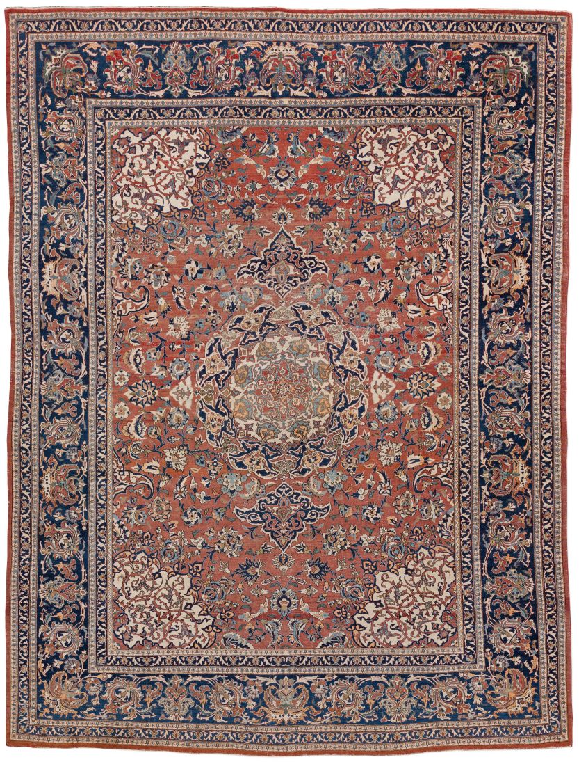Bild eines Essfahan aus Persien in der Göße 330 x 250 cm