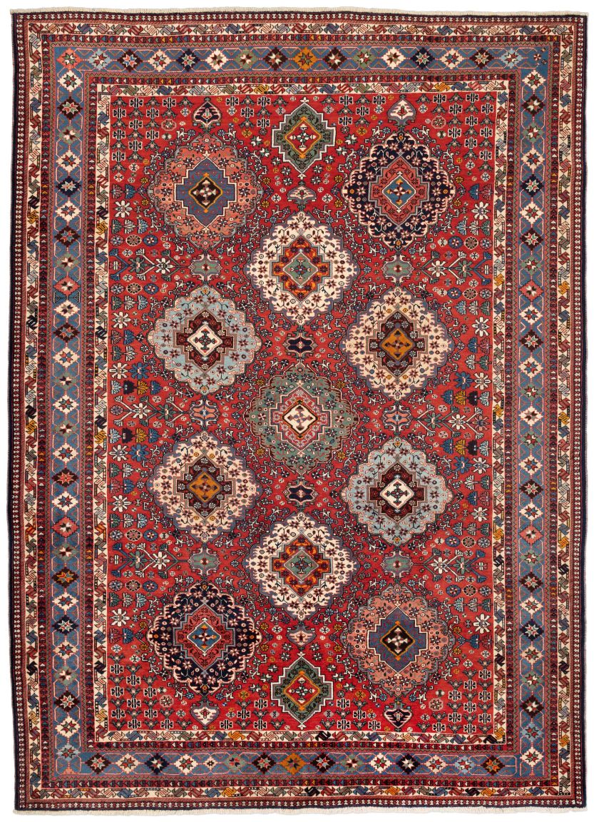 Bild eines Jalameh aus Persien in der Göße 303 x 220 cm