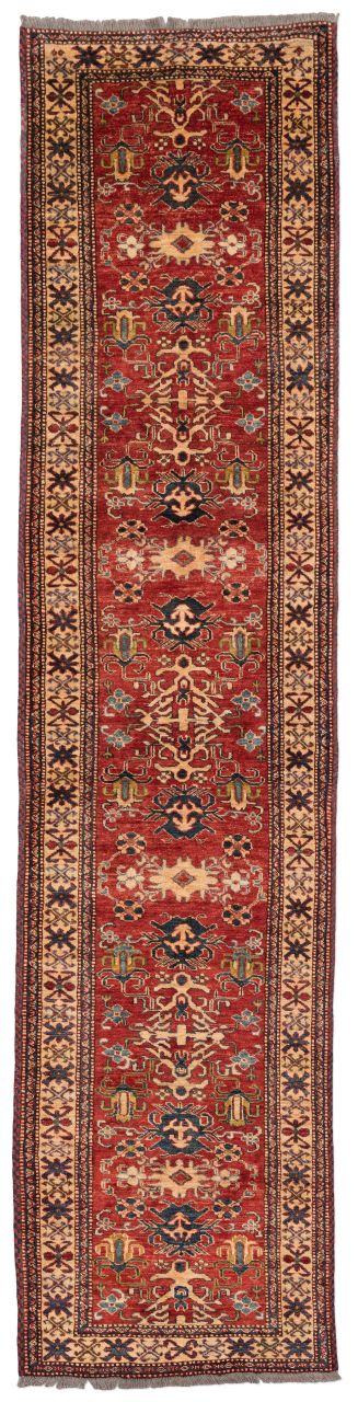 Bild eines Kazak aus Afghanistan in der Göße 347 x 83 cm