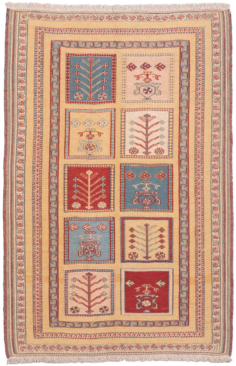 Bild eines Afschar-Tabii aus Persien in der Göße 147 x 98 cm