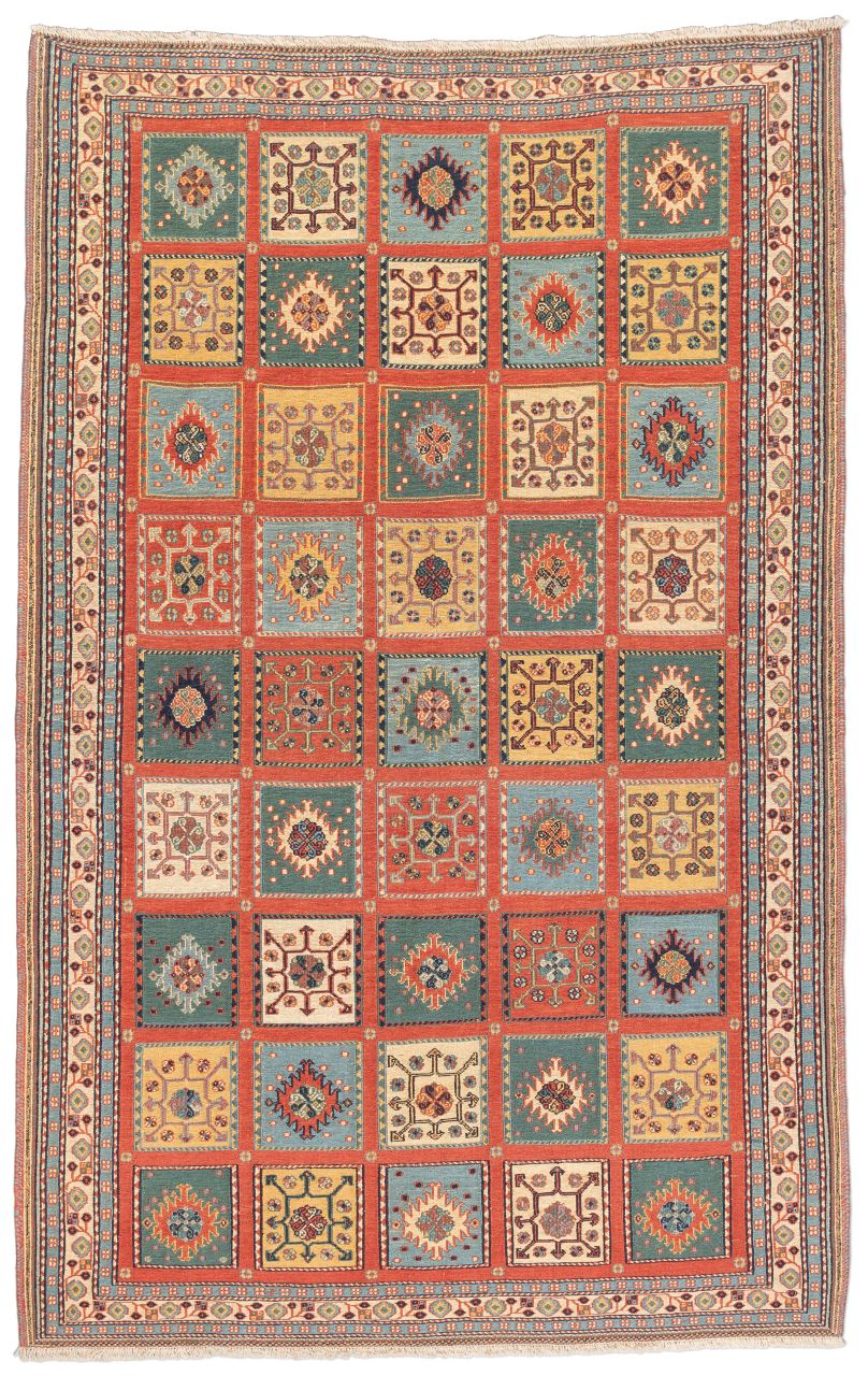 Bild eines Afschar-Tabii aus Persien in der Göße 227 x 146 cm