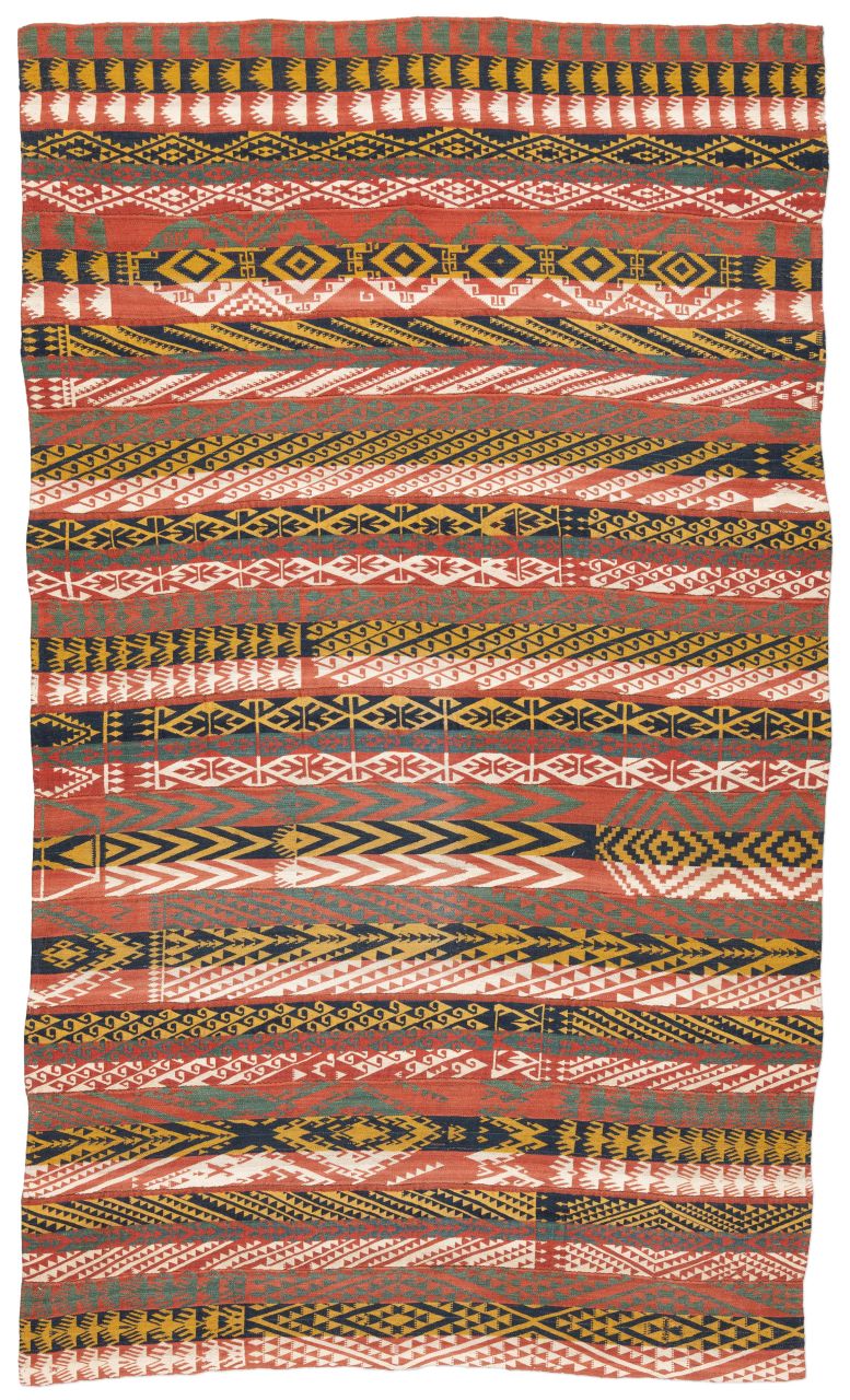 Bild eines Ghudjeri aus Uzbekistan in der Göße 289 x 165 cm