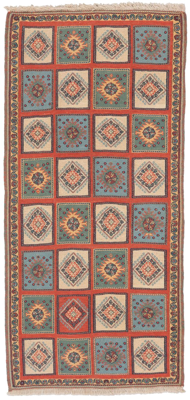 Bild eines Afschar-Tabii aus Persien in der Göße 177 x 82 cm