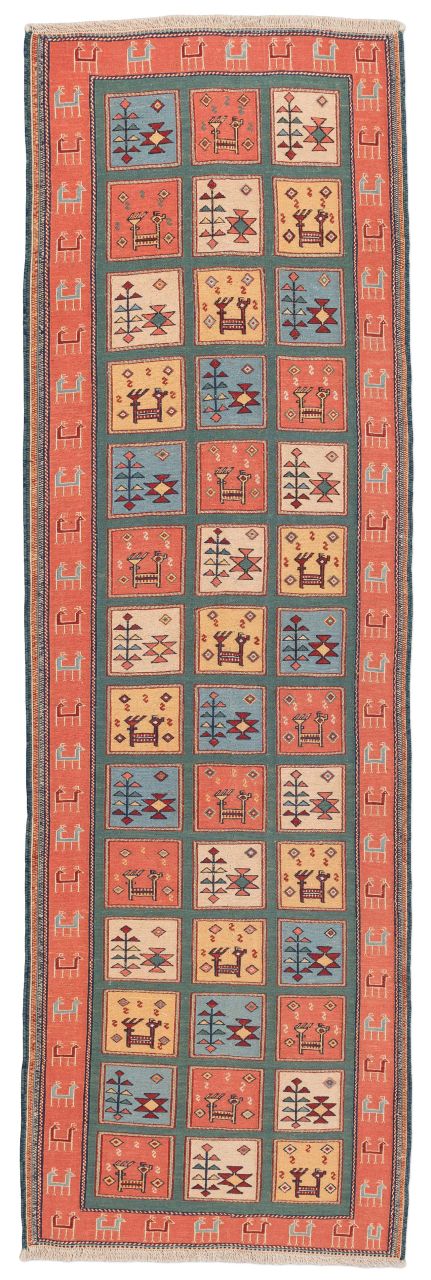 Bild eines Afschar-Tabii aus Persien in der Göße 293 x 90 cm