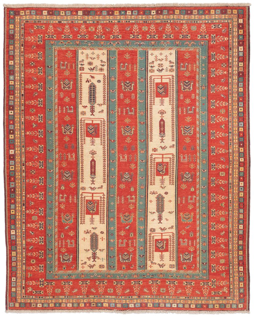 Bild eines Afschar-Tabii aus Persien in der Göße 245 x 200 cm