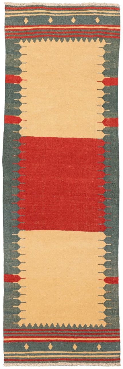 Bild eines Gaschgai-Spirit aus Persien in der Göße 253 x 84 cm