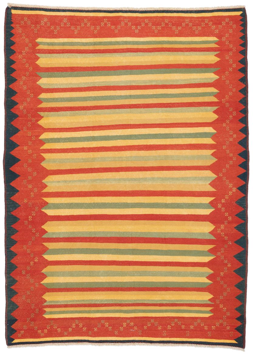 Bild eines Afschar-Kamo aus Persien in der Göße 286 x 206 cm