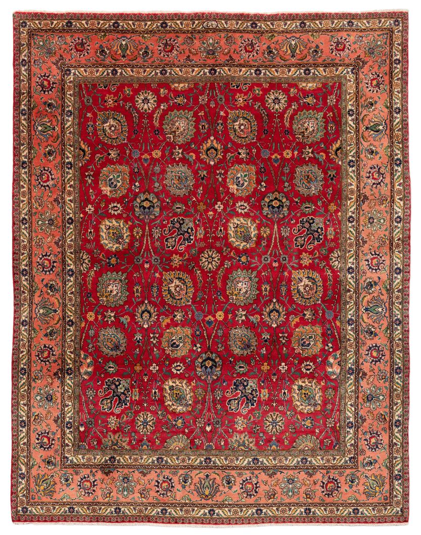Bild eines Täbriz aus Persien in der Göße 382 x 297 cm