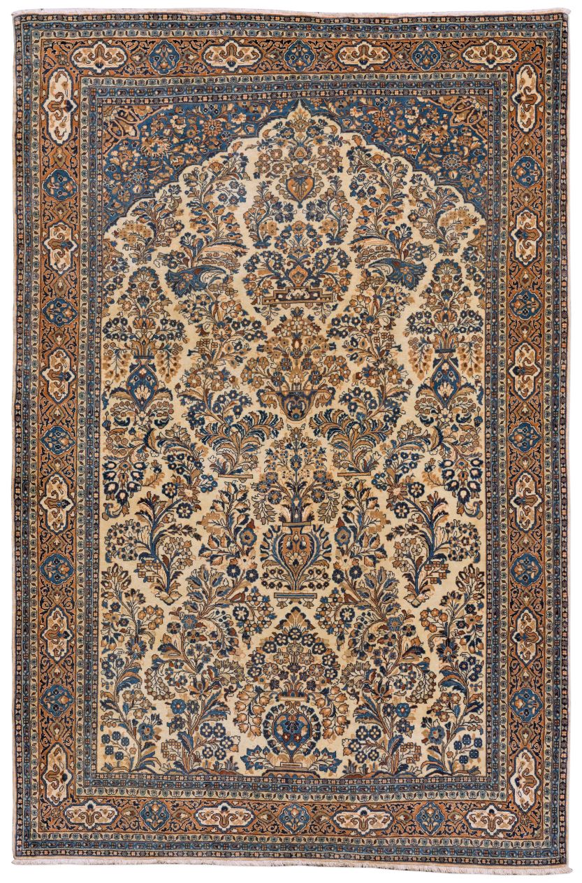 Bild eines Ghiassabad aus Persien in der Göße 207 x 136 cm