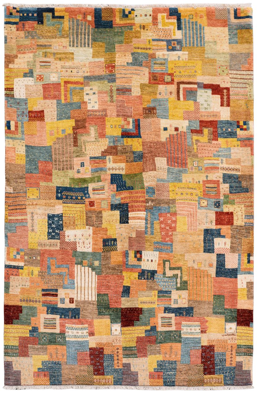 Bild eines Bidjar-Novum aus Persien in der Göße 241 x 158 cm