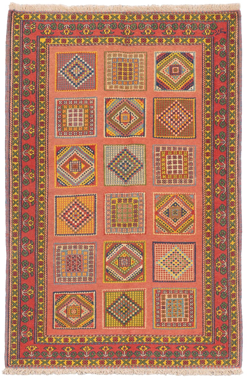 Bild eines Afschar-Tabii aus Persien in der Göße 154 x 102 cm