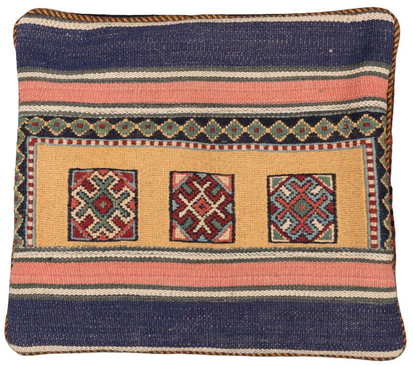 Bild eines Afschar-Tabii-Kissen aus Persien in der Göße 45 x 40 cm
