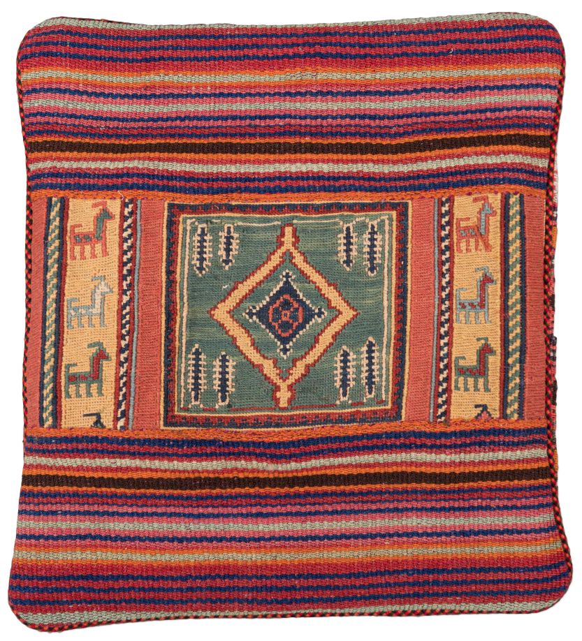 Bild eines Afschar-Tabii-Kissen aus Persien in der Göße 47 x 45 cm