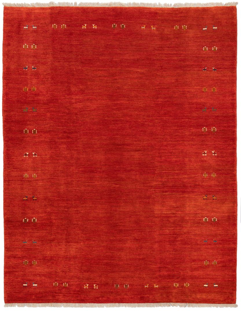 Bild eines Gabbeh aus Persien in der Göße 336 x 265 cm