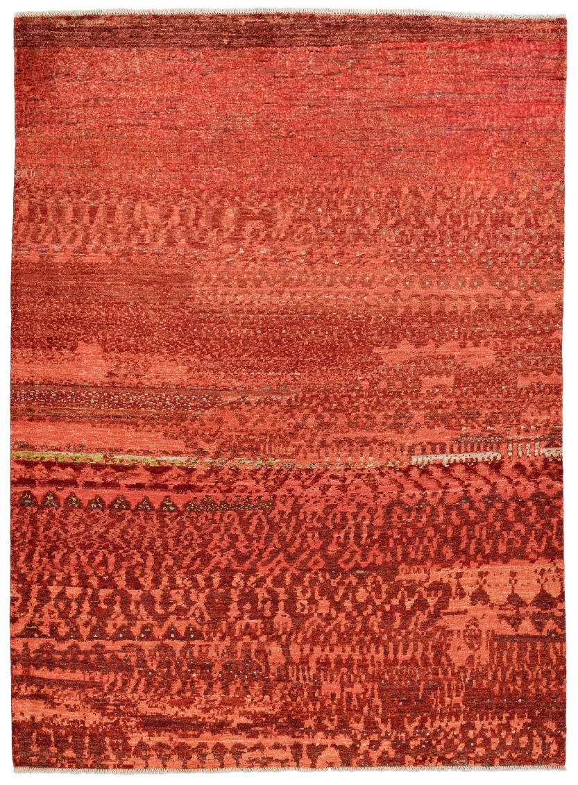 Bild eines Gomal aus Afghanistan in der Göße 239 x 176 cm