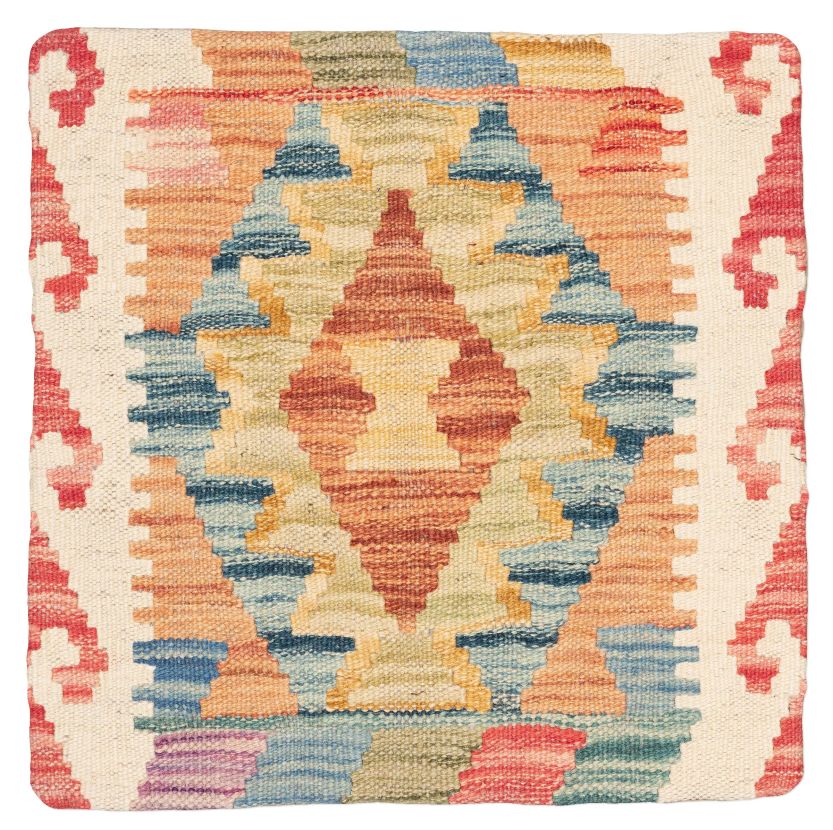 Bild eines Ghazghar-Kissen aus Afghanistan in der Göße 45 x 45 cm