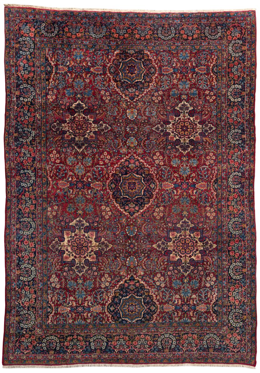 Bild eines Kirman aus Persien in der Göße 490 x 331 cm