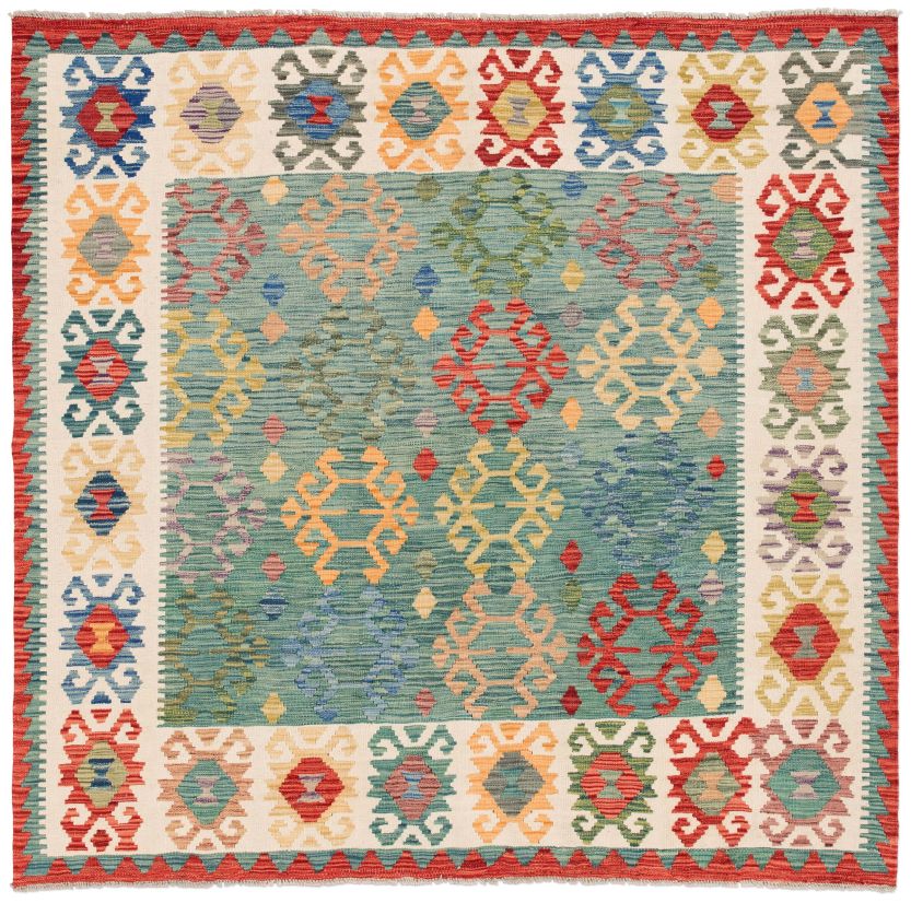Bild eines Ghazghar aus Afghanistan in der Göße 200 x 194 cm