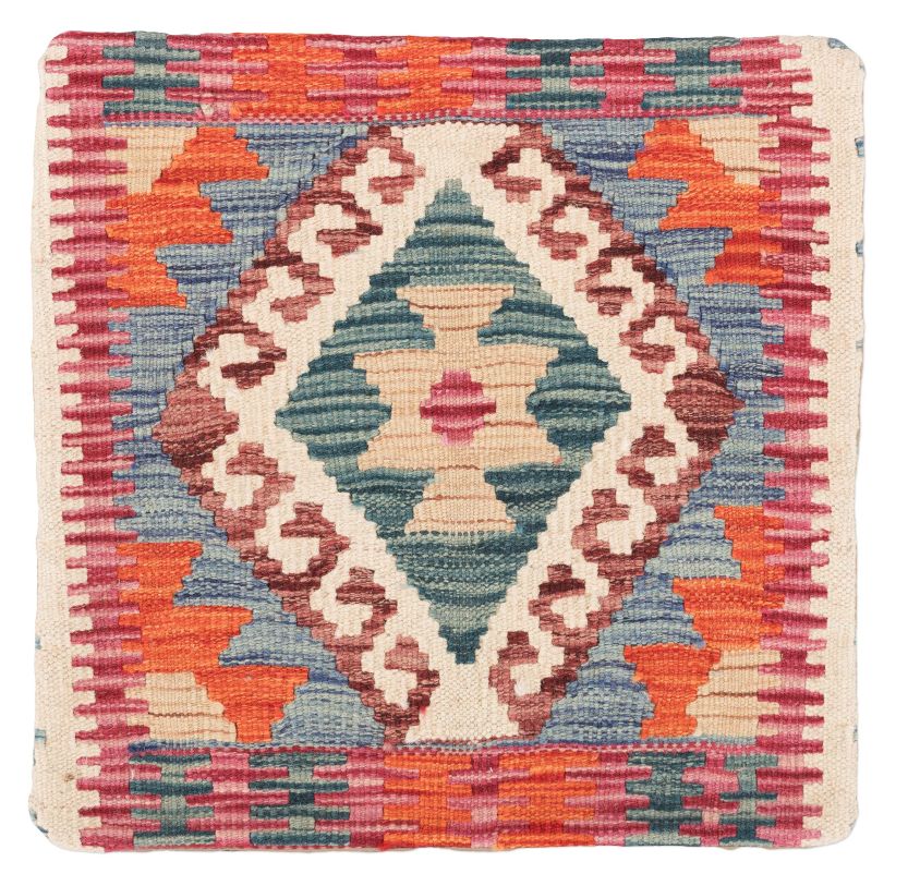 Bild eines Ghazghar-Kissen aus Afghanistan in der Göße 46 x 45 cm