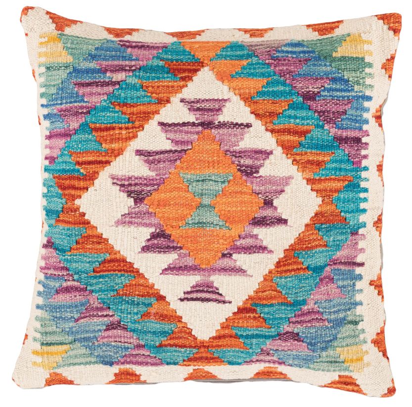 Bild eines Ghazghar-Kissen aus Afghanistan in der Göße 44 x 43 cm
