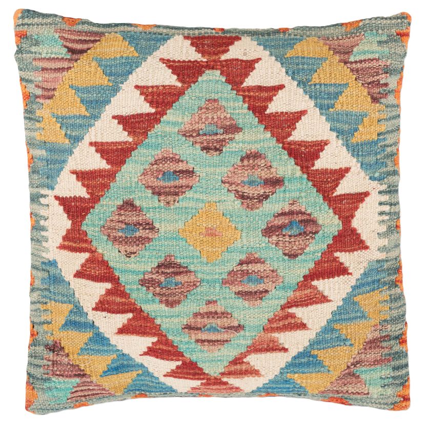 Bild eines Ghazghar-Kissen aus Afghanistan in der Göße 44 x 43 cm