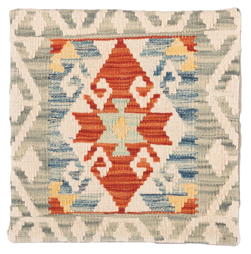 Bild eines Ghazghar-Kissen aus Afghanistan in der Göße 44 x 43 cm