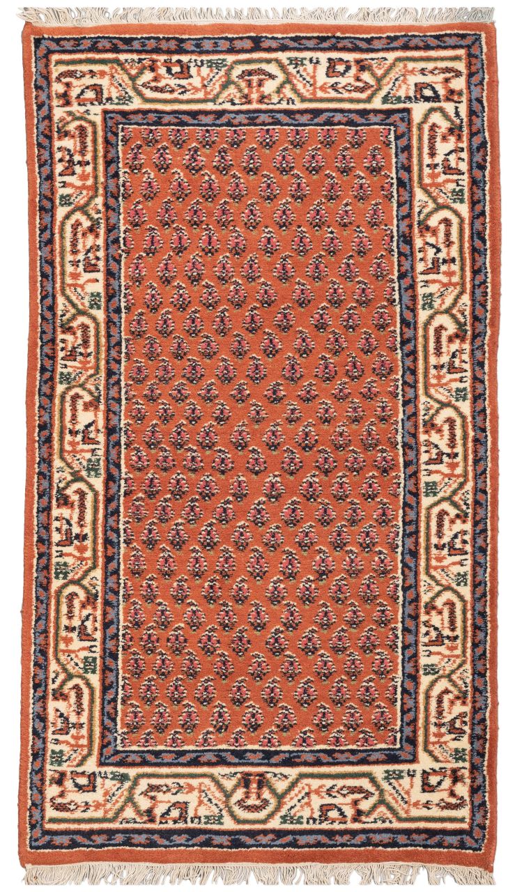 Bild eines Sarough aus Indien in der Göße 163 x 91 cm