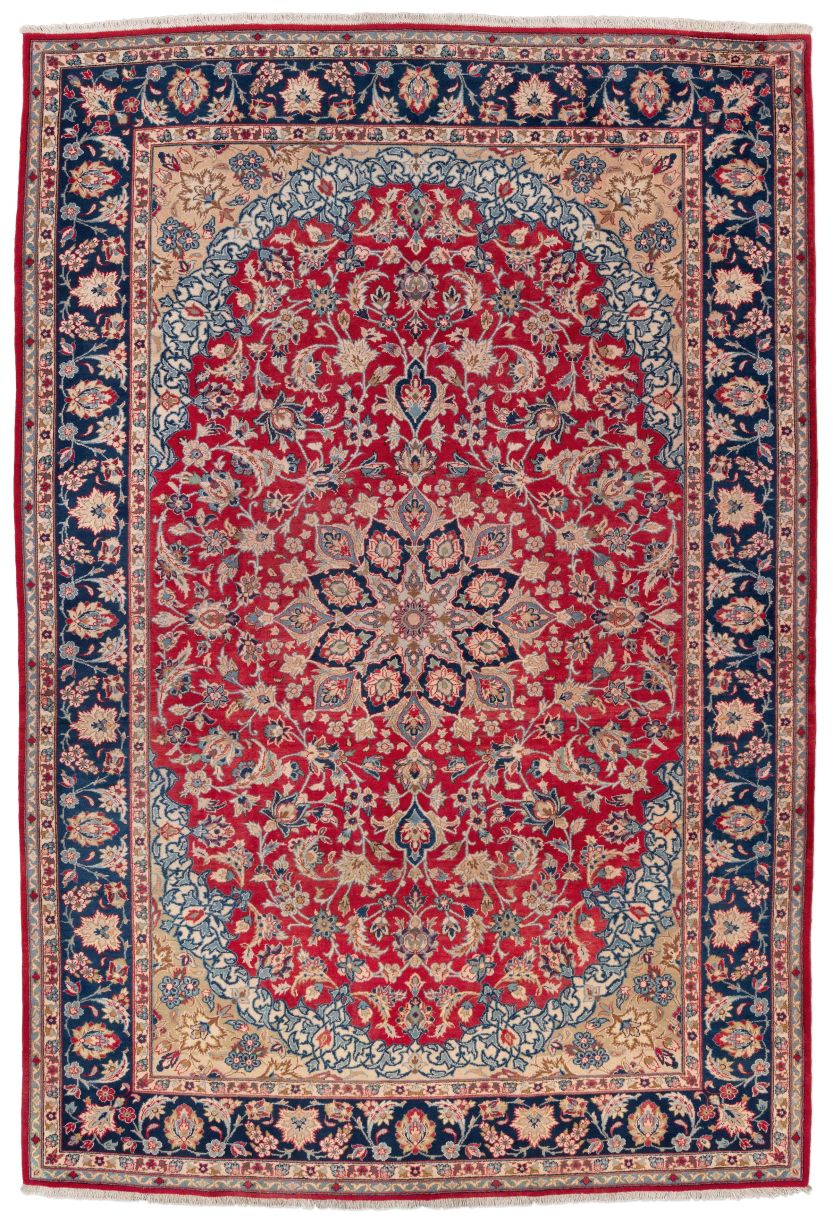 Bild eines Essfahan aus Persien in der Göße 350 x 236 cm