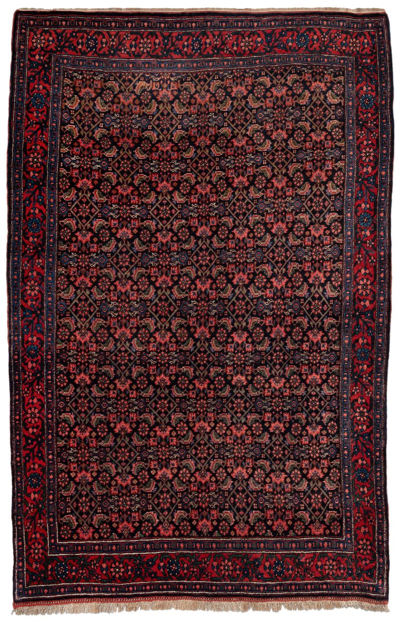 Bild eines Bidjar aus Persien in der Göße 218 x 140 cm