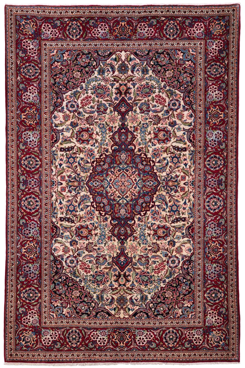 Bild eines Keschan aus Persien in der Göße 203 x 134 cm