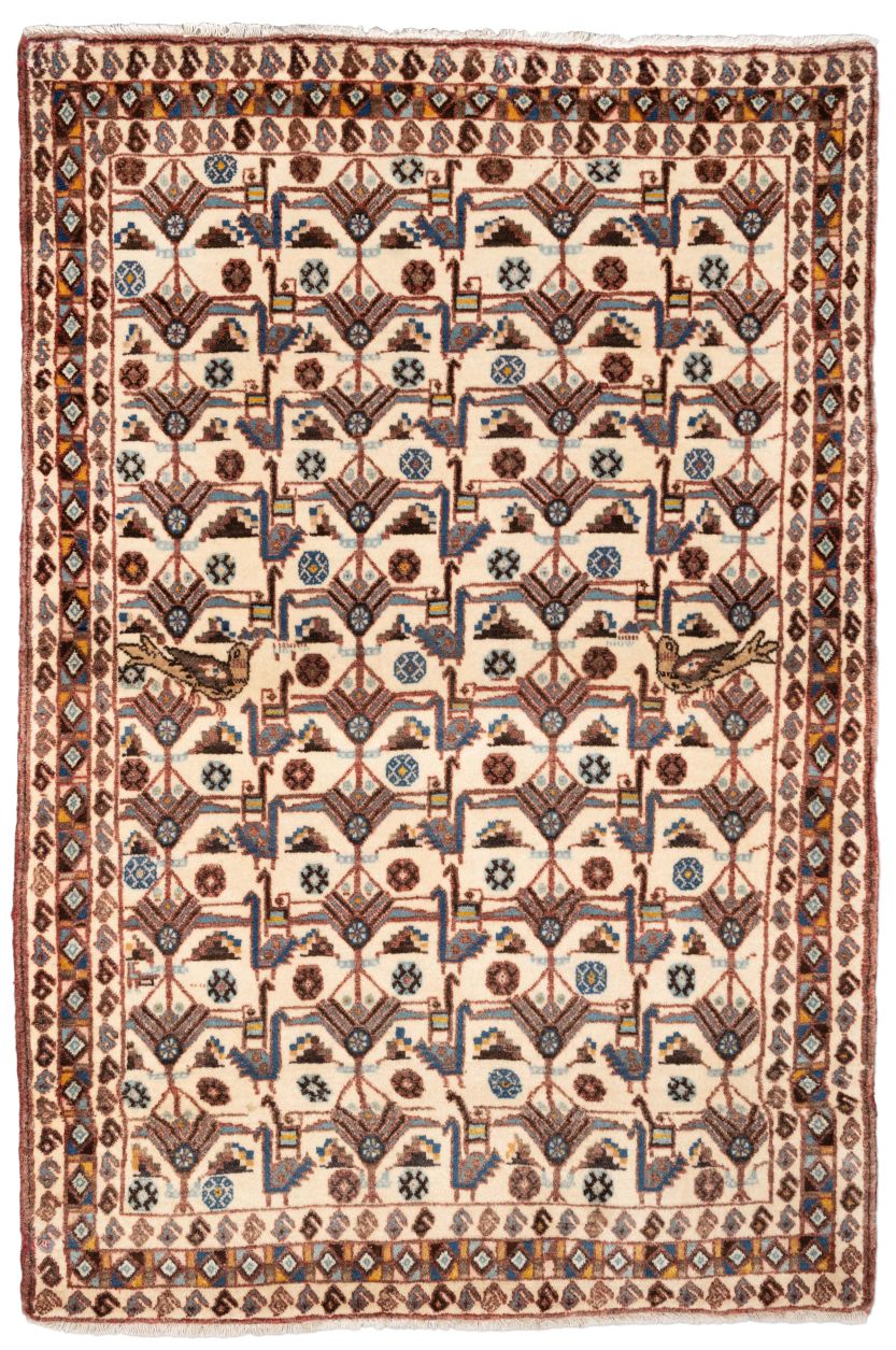 handgeknüpfter Orienteppich Abadeh aus Persien Maß 151x101 cm