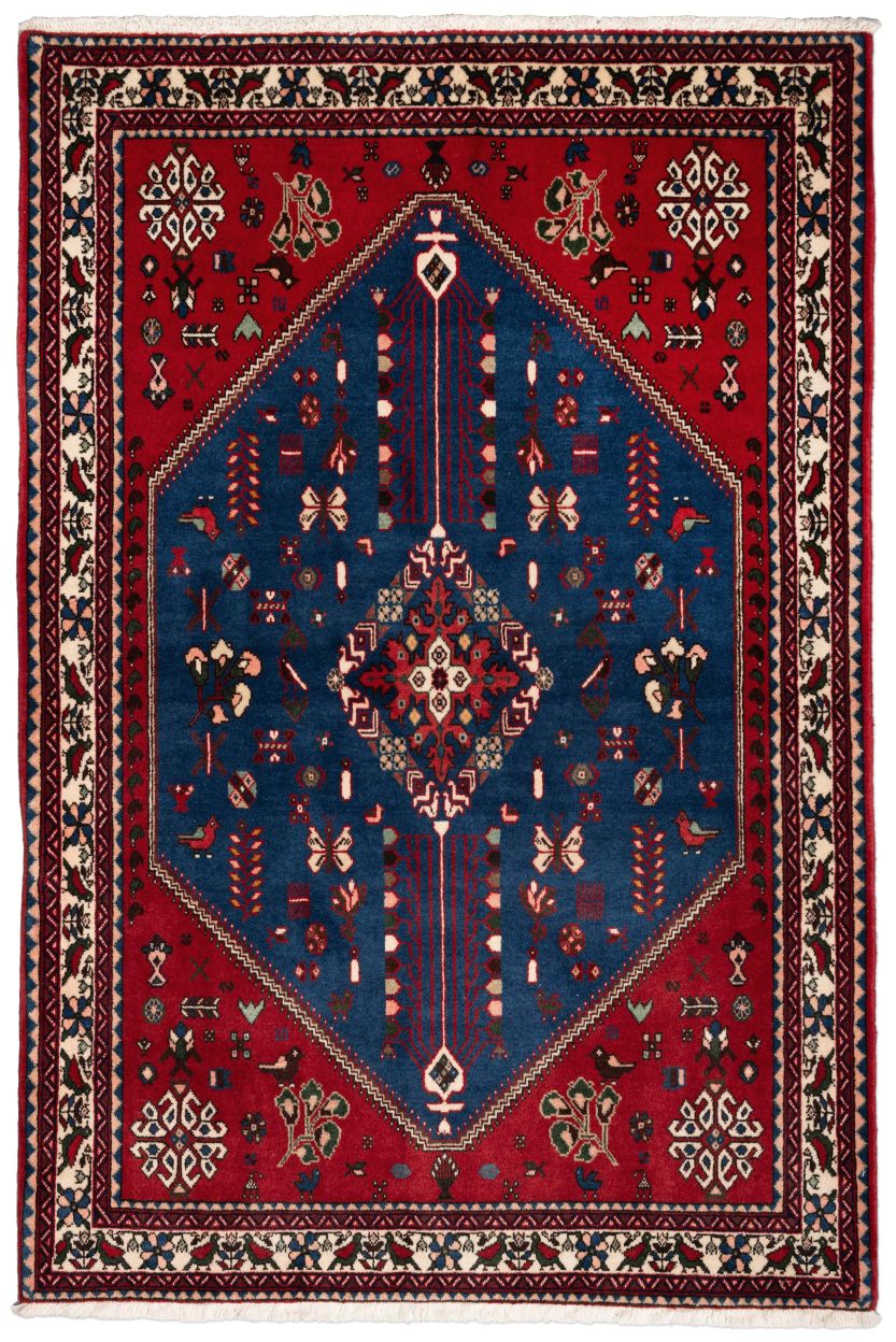 handgeknüpfter Orienteppich Abadeh aus Persien Maß 154x104 cm